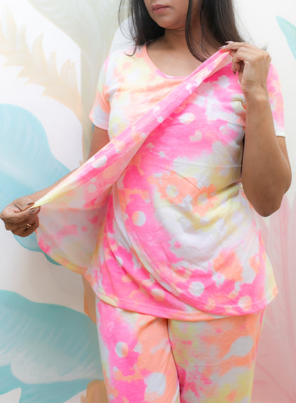 Playfully Colourfull Zipless Feeding Co-Ord