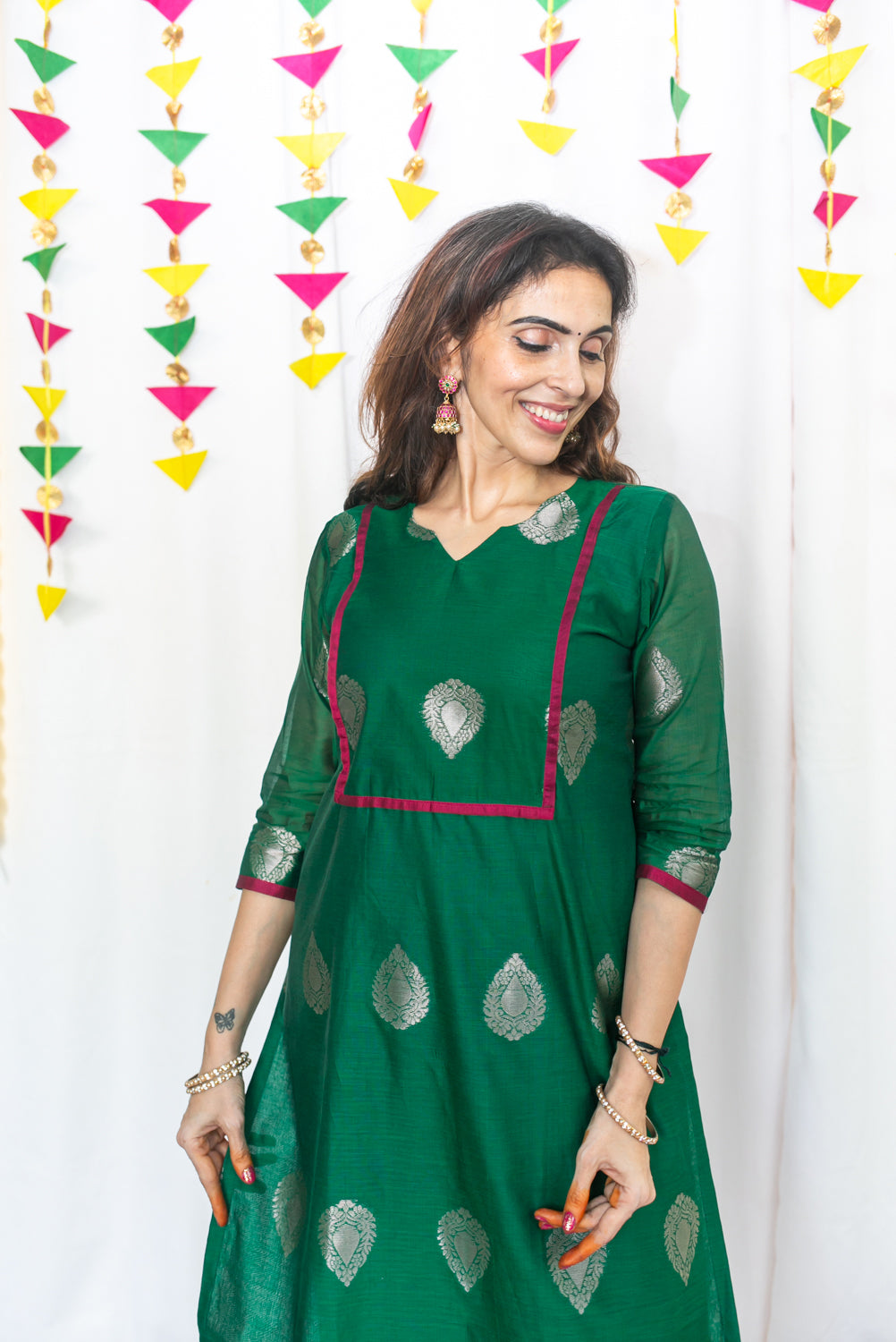 Kili pechi maternity Feeding salwar Set