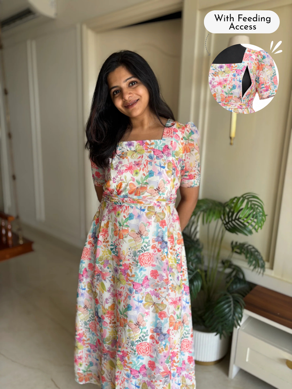 Oh Butterfly Maternity Feeding Dress