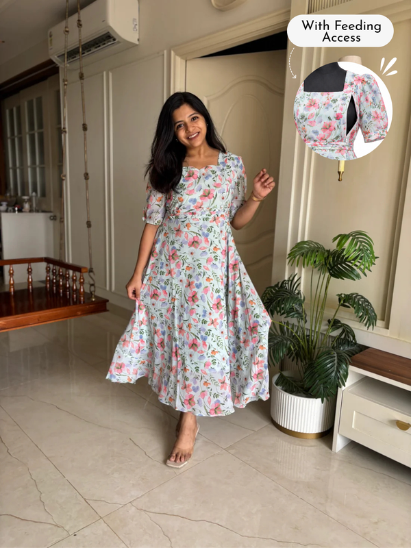 Florentina Maternity Feeding Dress