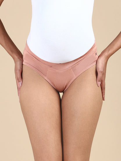 Maternity Comfort Panty - Almond Nude