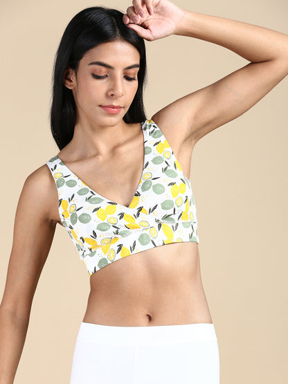 Maternity Nursing Bra - Lemon Crush