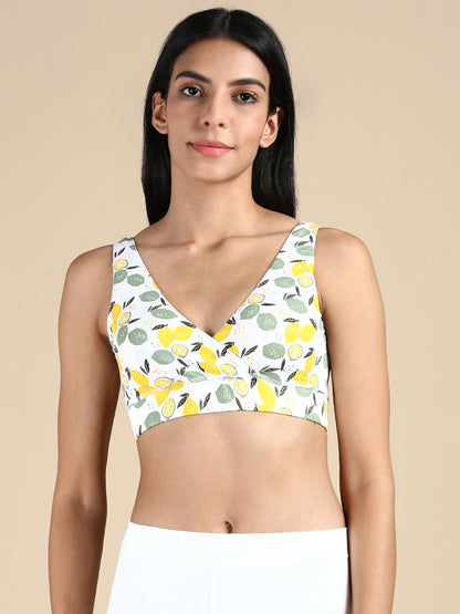 Maternity Nursing Bra - Lemon Crush