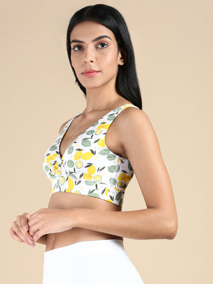 Maternity Nursing Bra - Lemon Crush