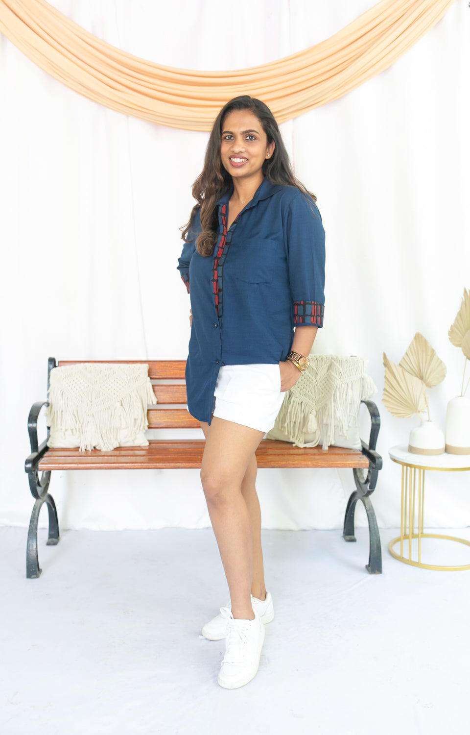 Bluish Feeding Shirt