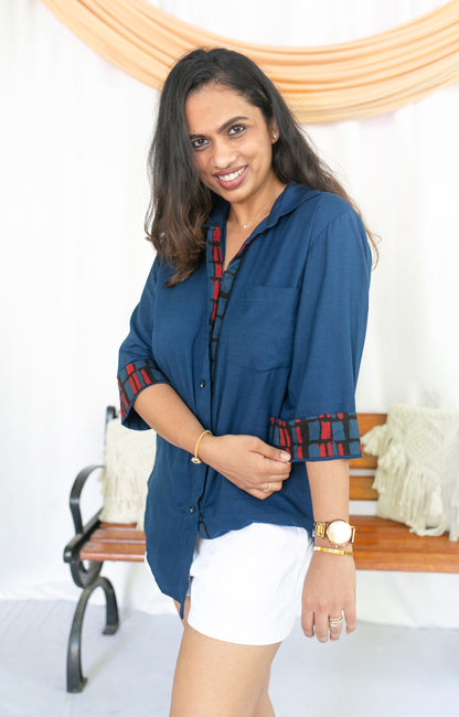 Bluish Feeding Shirt