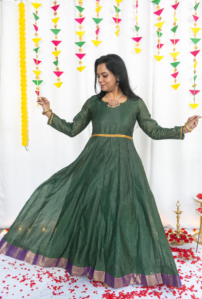 Pachaikili Maternity Feeding Anarkali And Dupatta