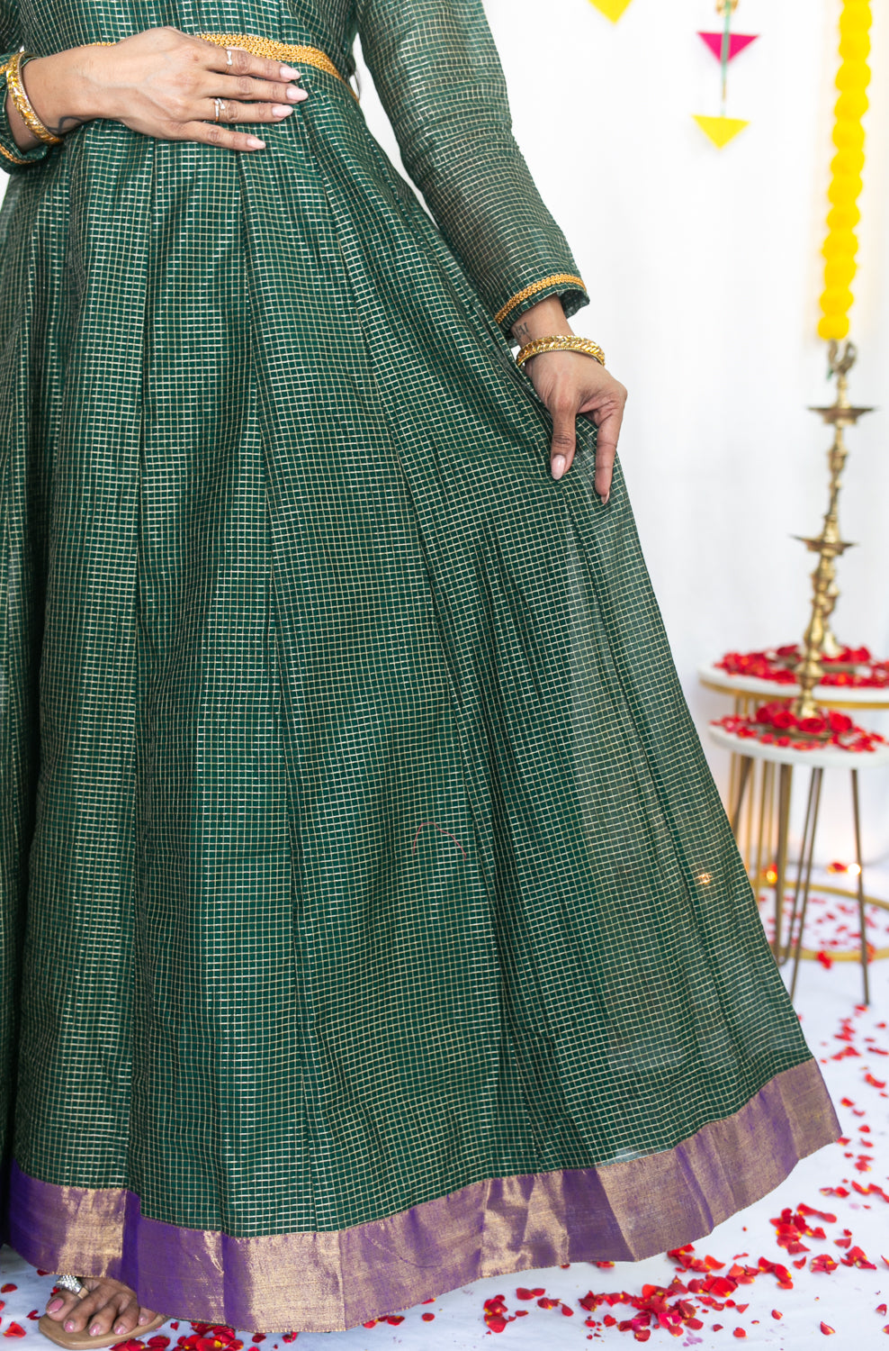 Pachaikili Maternity Feeding Anarkali And Dupatta