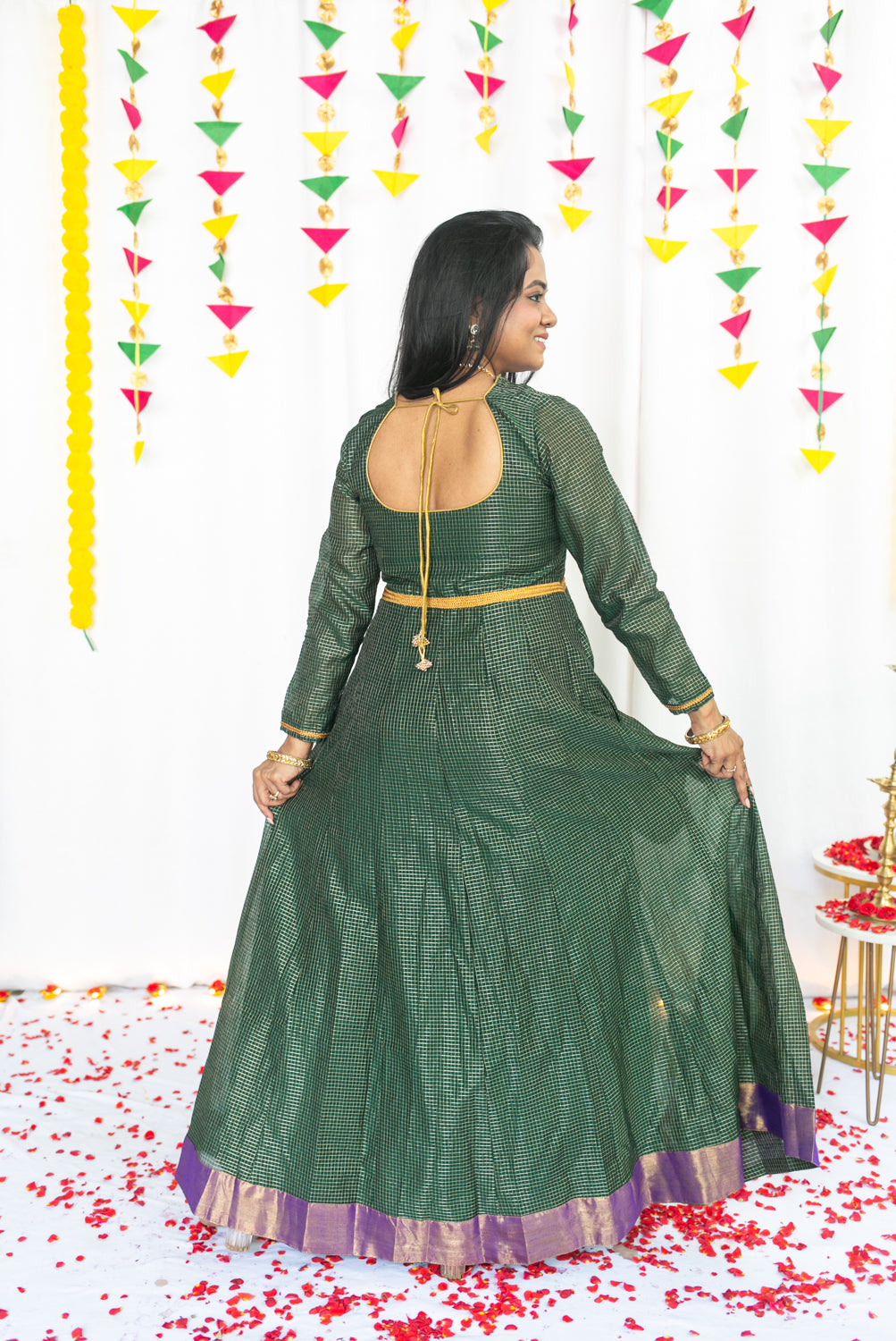 Pachaikili Maternity Feeding Anarkali And Dupatta
