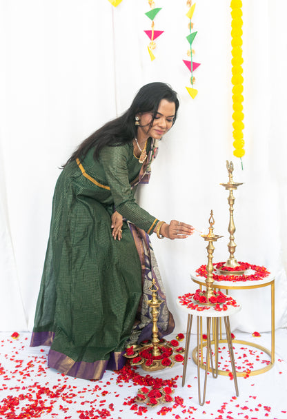 Pachaikili Maternity Feeding Anarkali And Dupatta