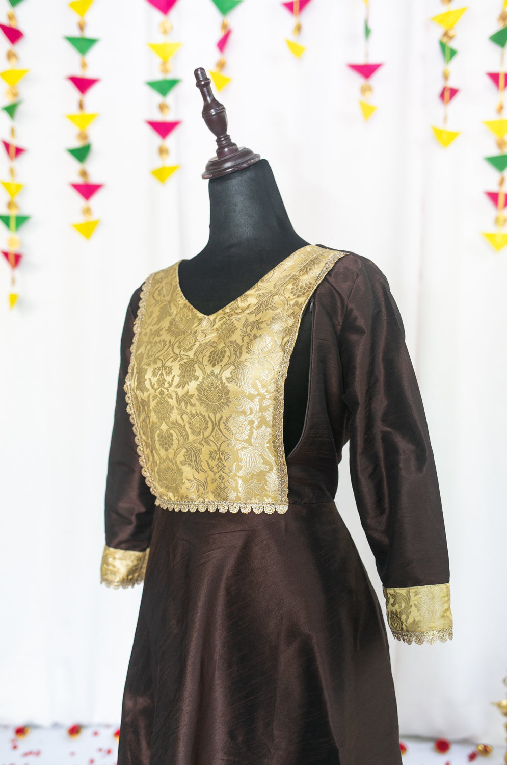 Moongil Maternity Feeding Anarkali Set