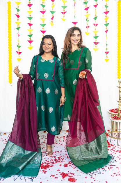 Kili pechi maternity Feeding salwar Set