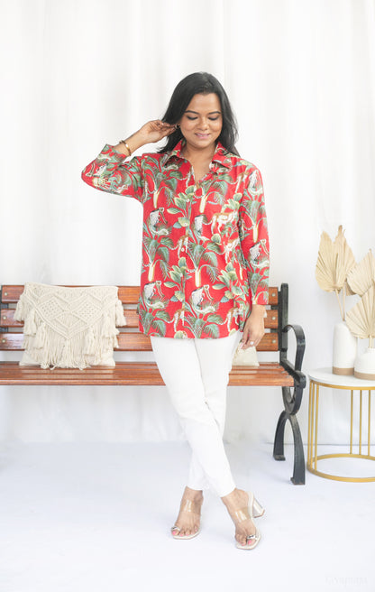 Savana Red Feeding Shirt