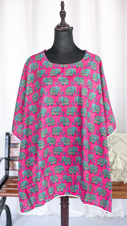 Pink Elephant feeding Apron