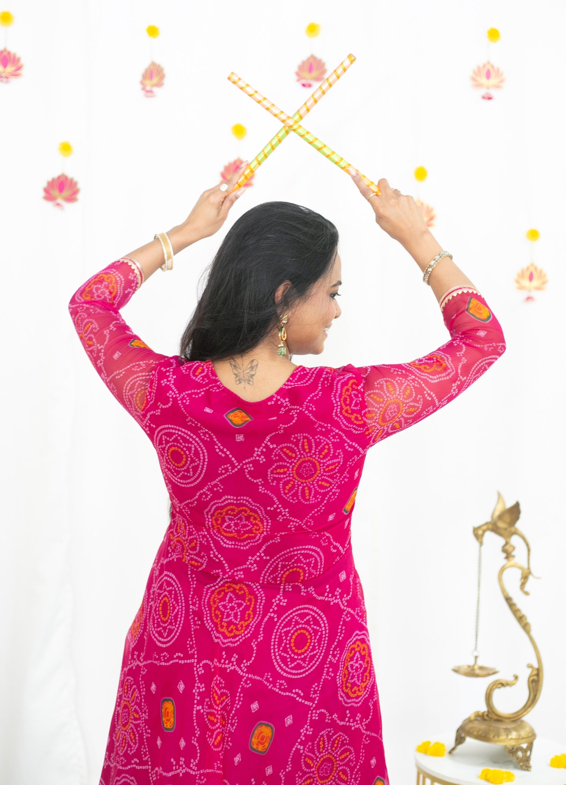 Bandhini Rani Maternity Feeding Anarkali set