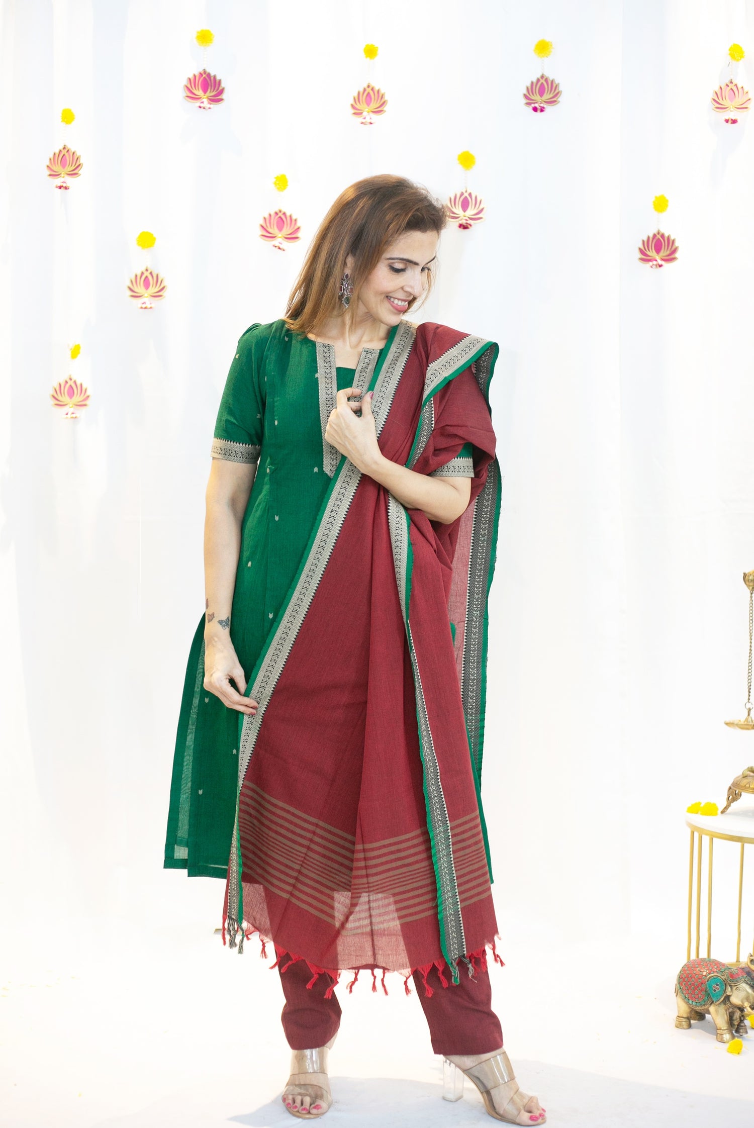 Emerald Gem Maternity Feeding Salwar Kameez