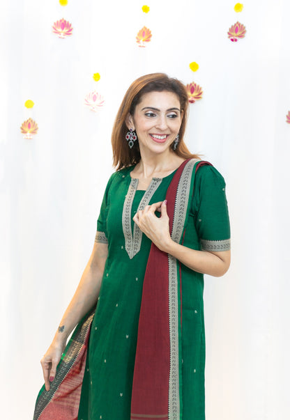 Emerald Gem Maternity Feeding Salwar Kameez