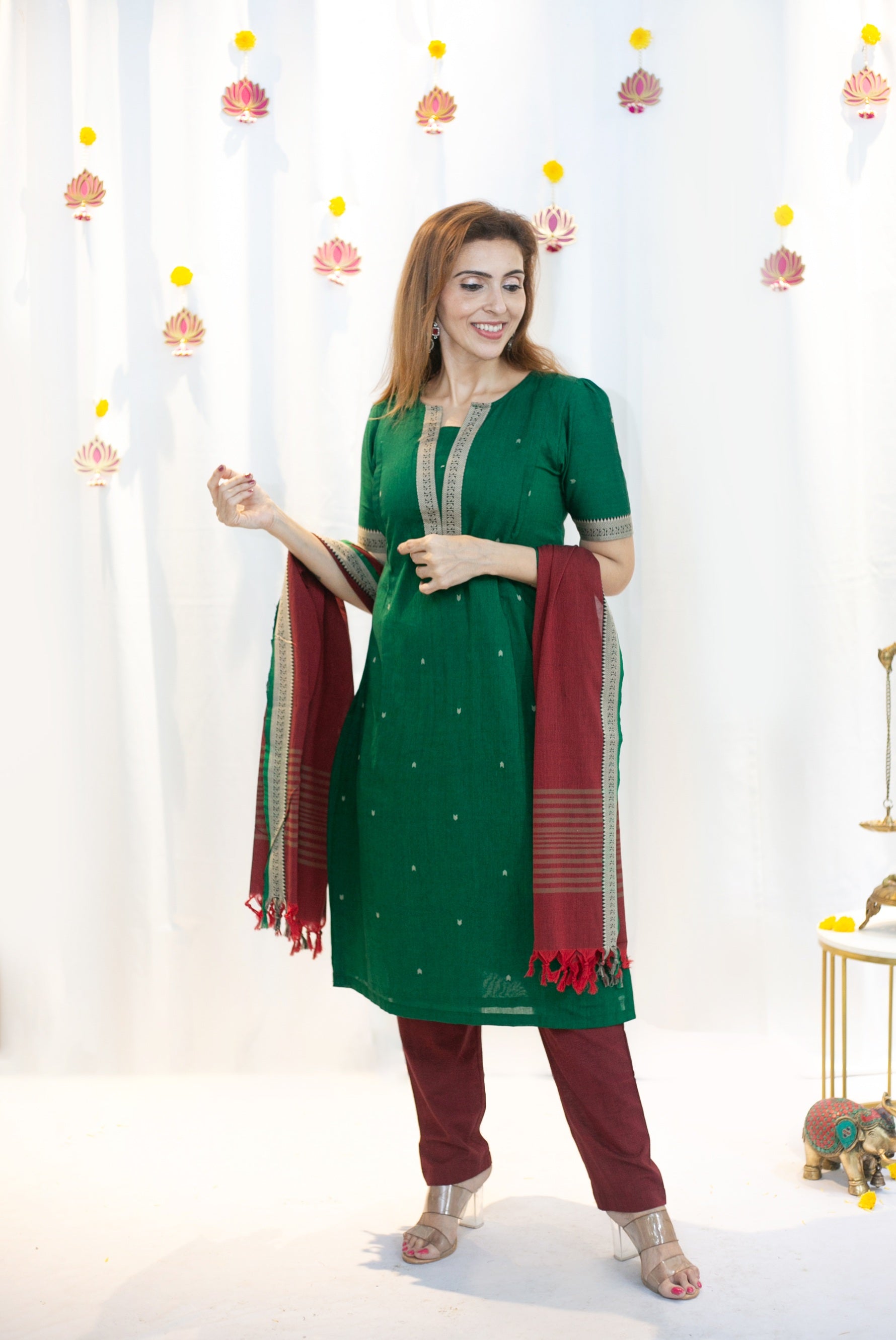 Emerald Gem Maternity Feeding Salwar Kameez