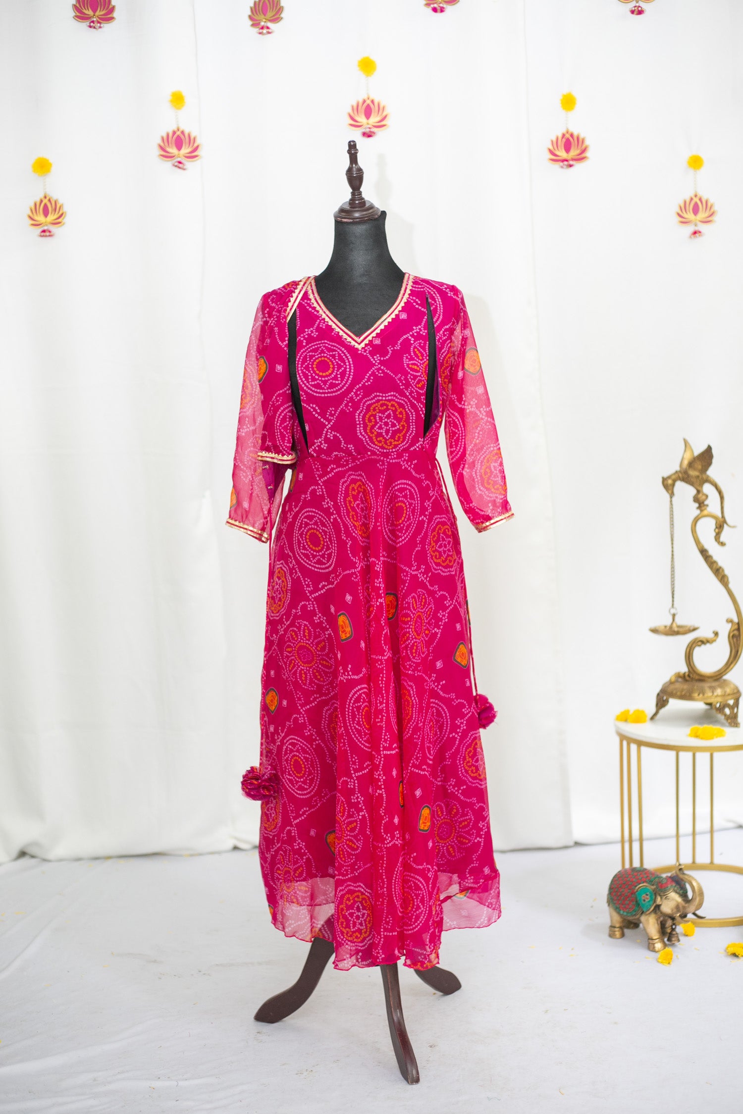 Bandhini Rani Maternity Feeding Anarkali set