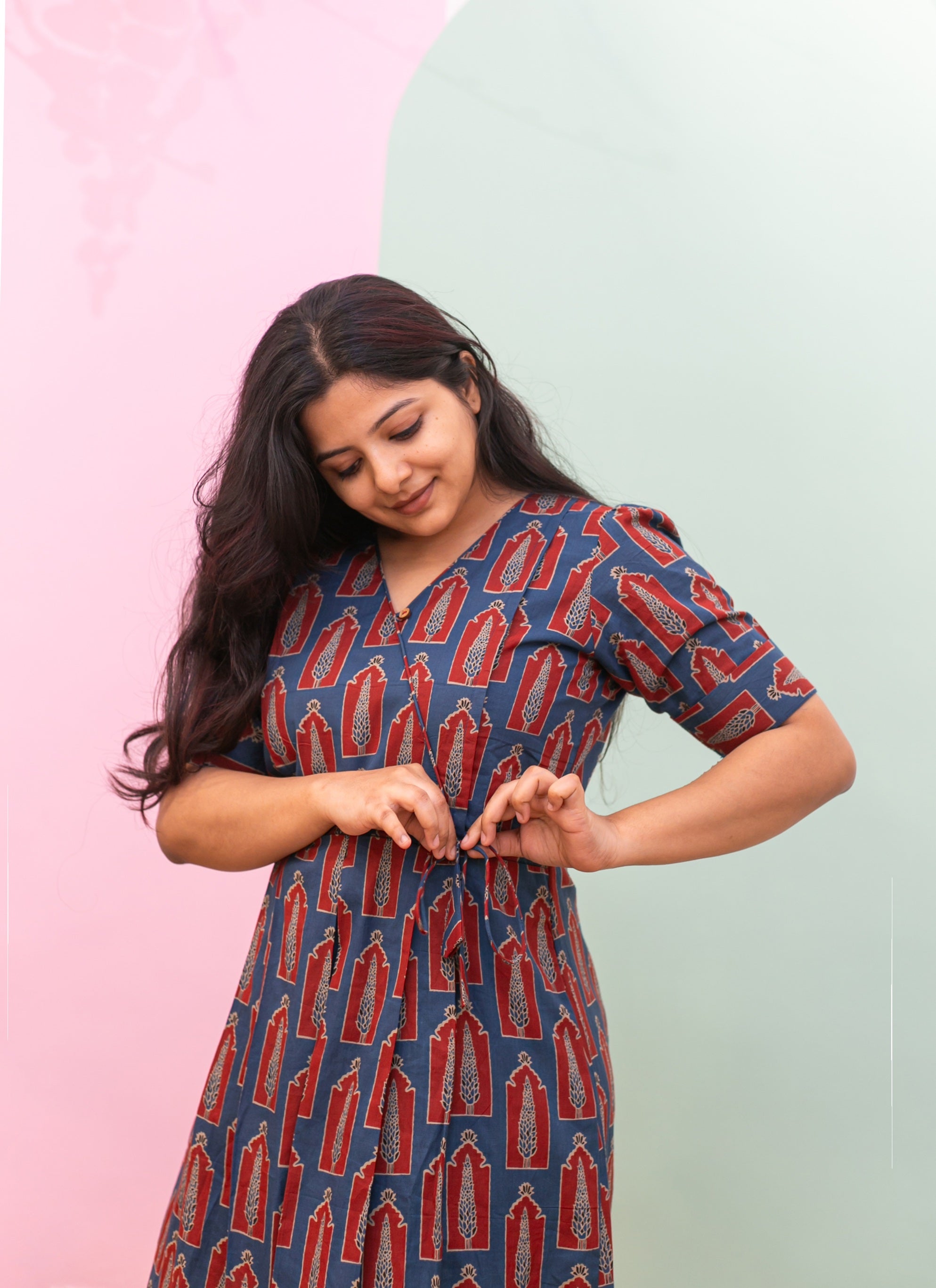 Neela  Maternity Feeding Dress