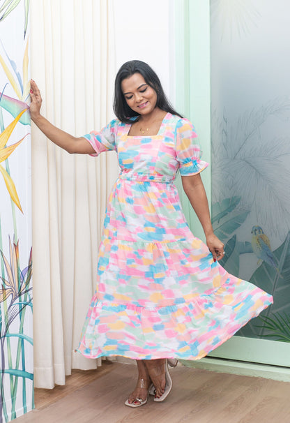 Sweet Heart Maternity Feeding Dress