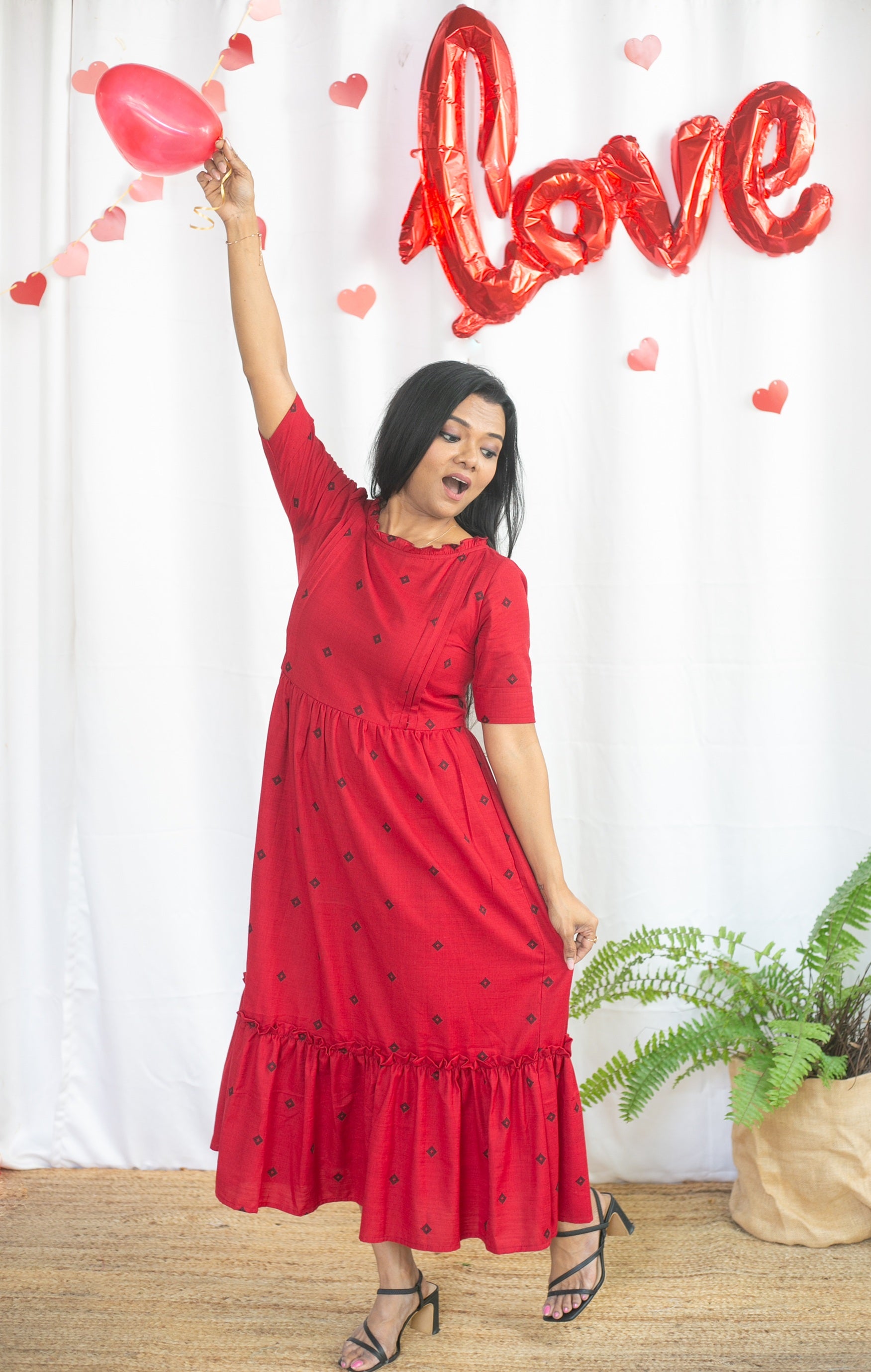 Love Square Maternity Feeding Dress