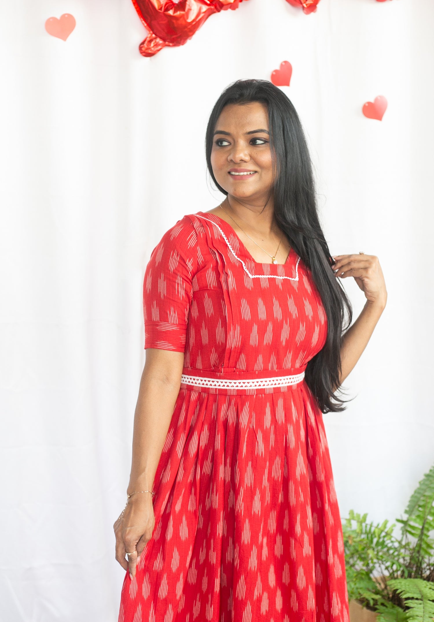 Love Frequency Maternity Feeding Dress