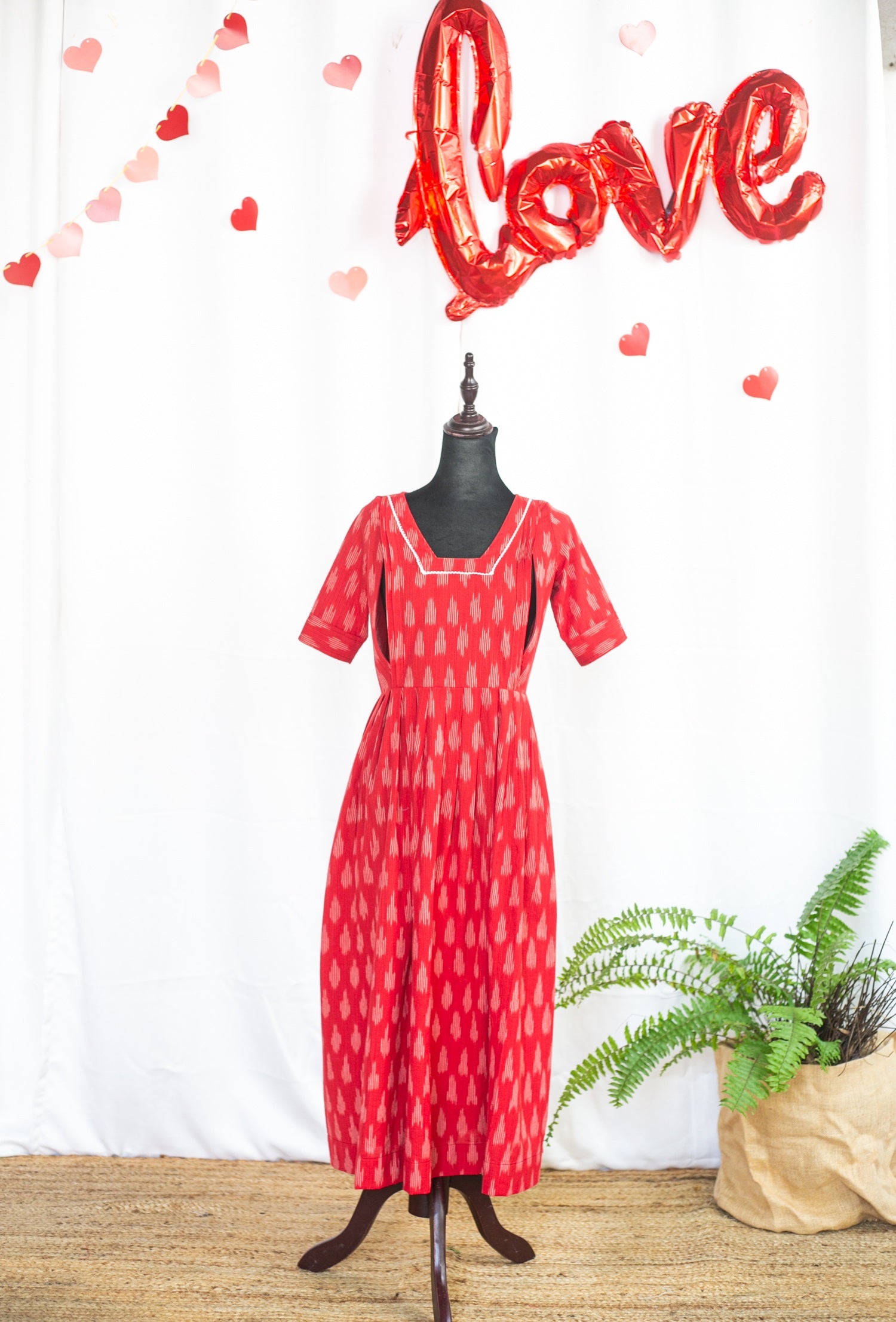 Love Frequency Maternity Feeding Dress