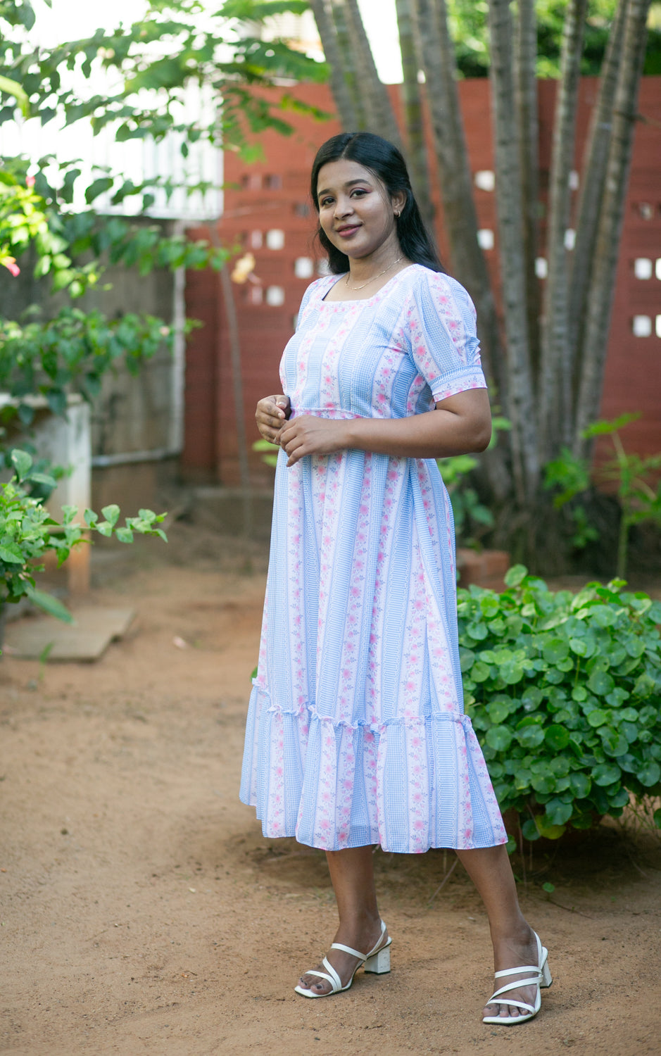 British Rose Maternity Feeding Dress