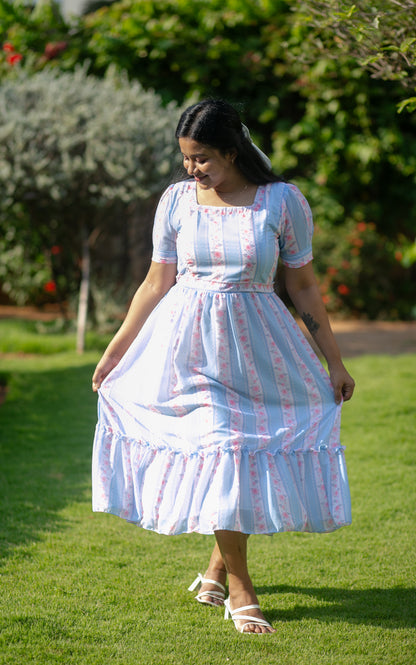 British Rose Maternity Feeding Dress