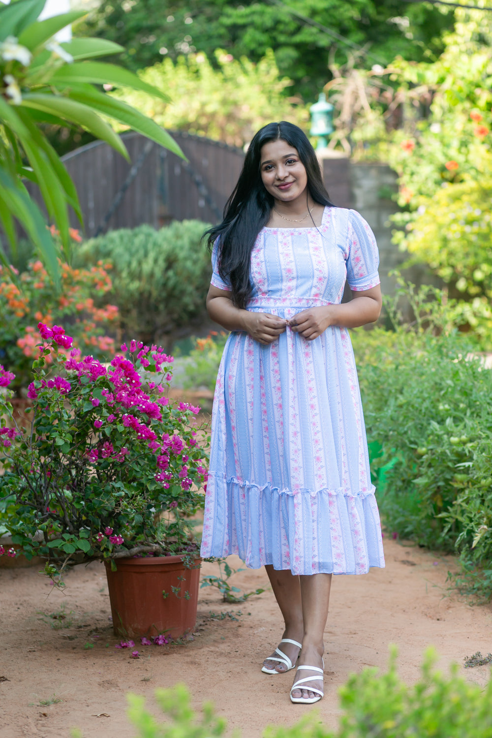 British Rose Maternity Feeding Dress