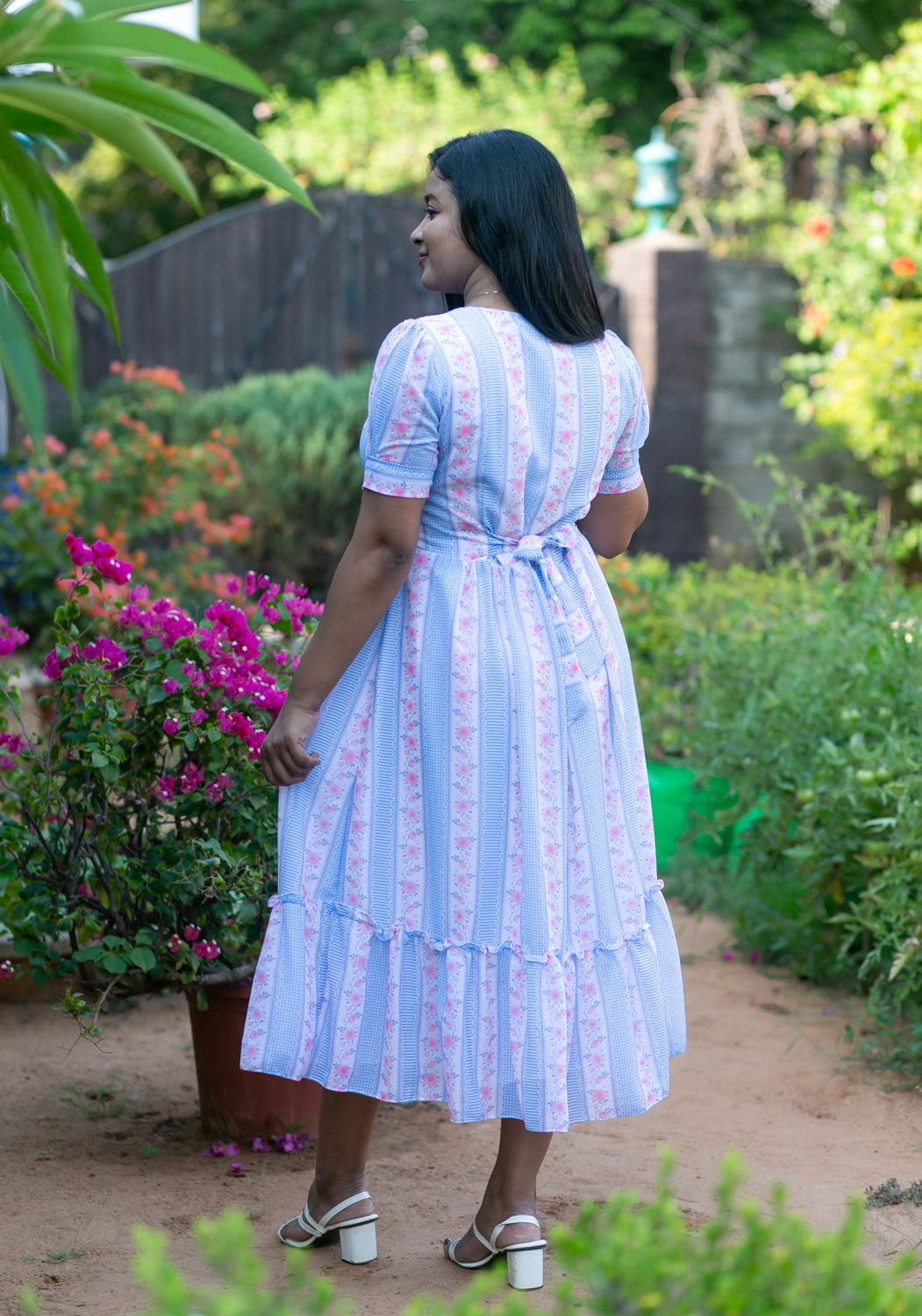 British Rose Maternity Feeding Dress