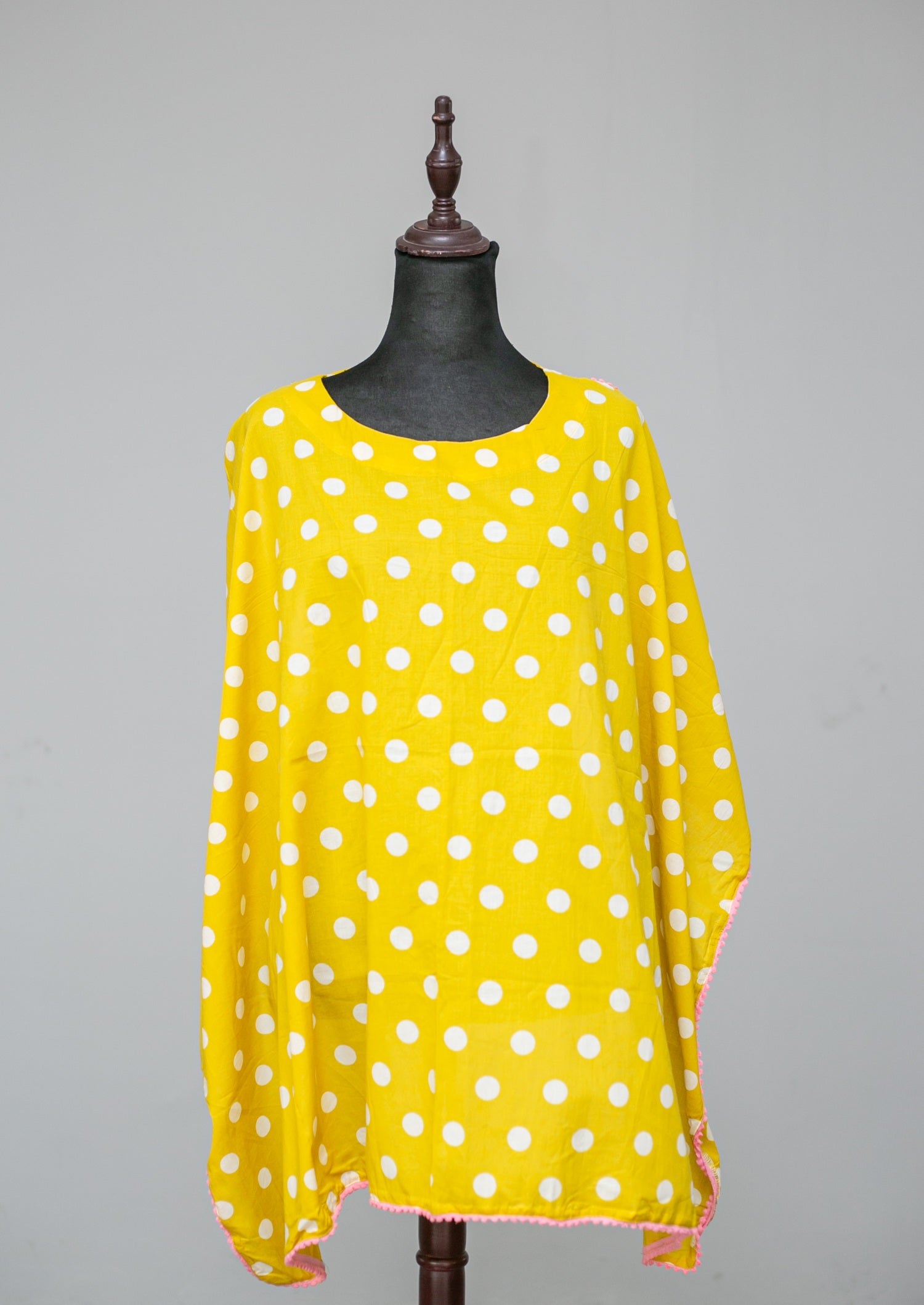Yellow Polka Feeding Apron
