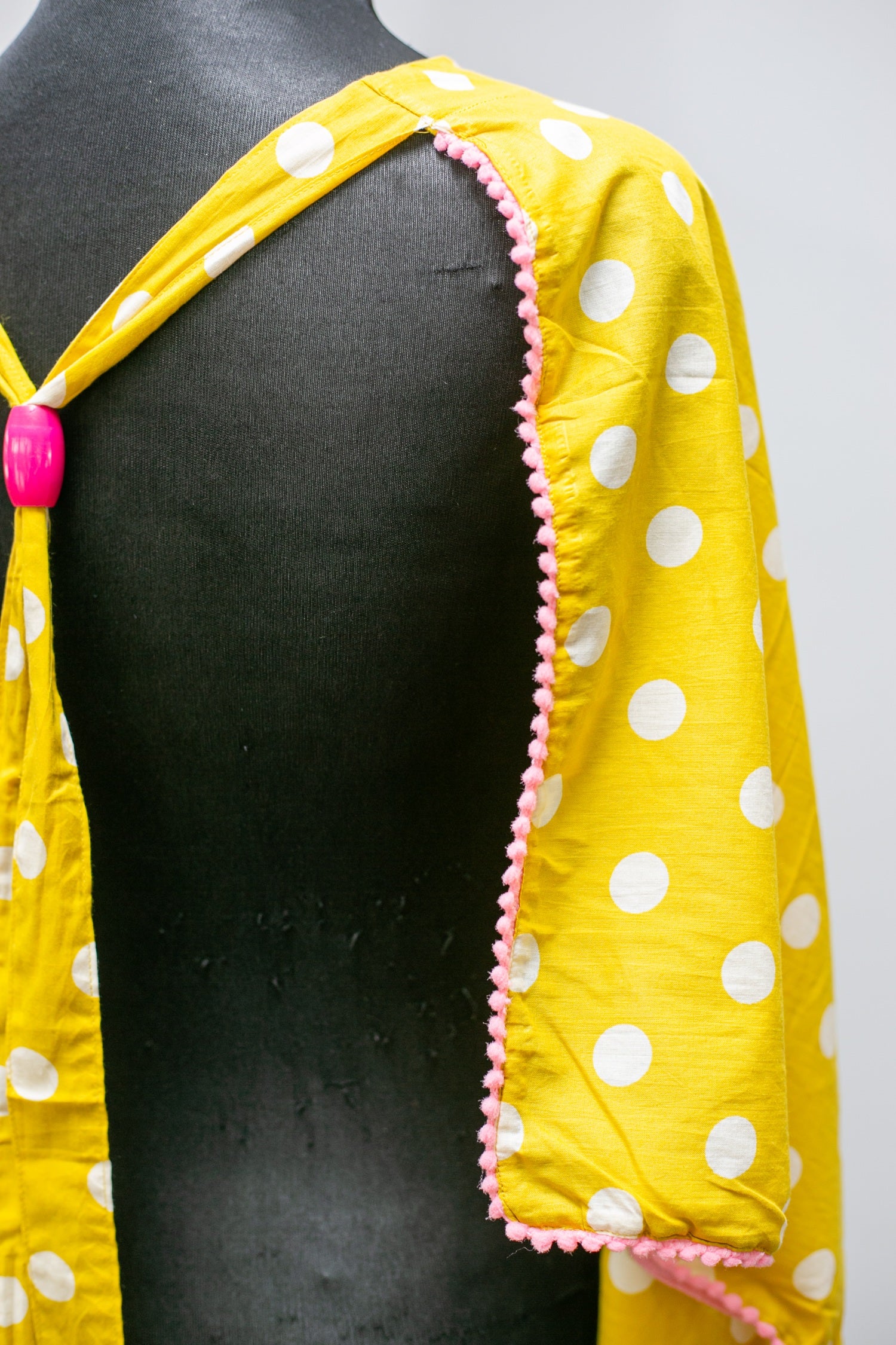 Yellow Polka Feeding Apron