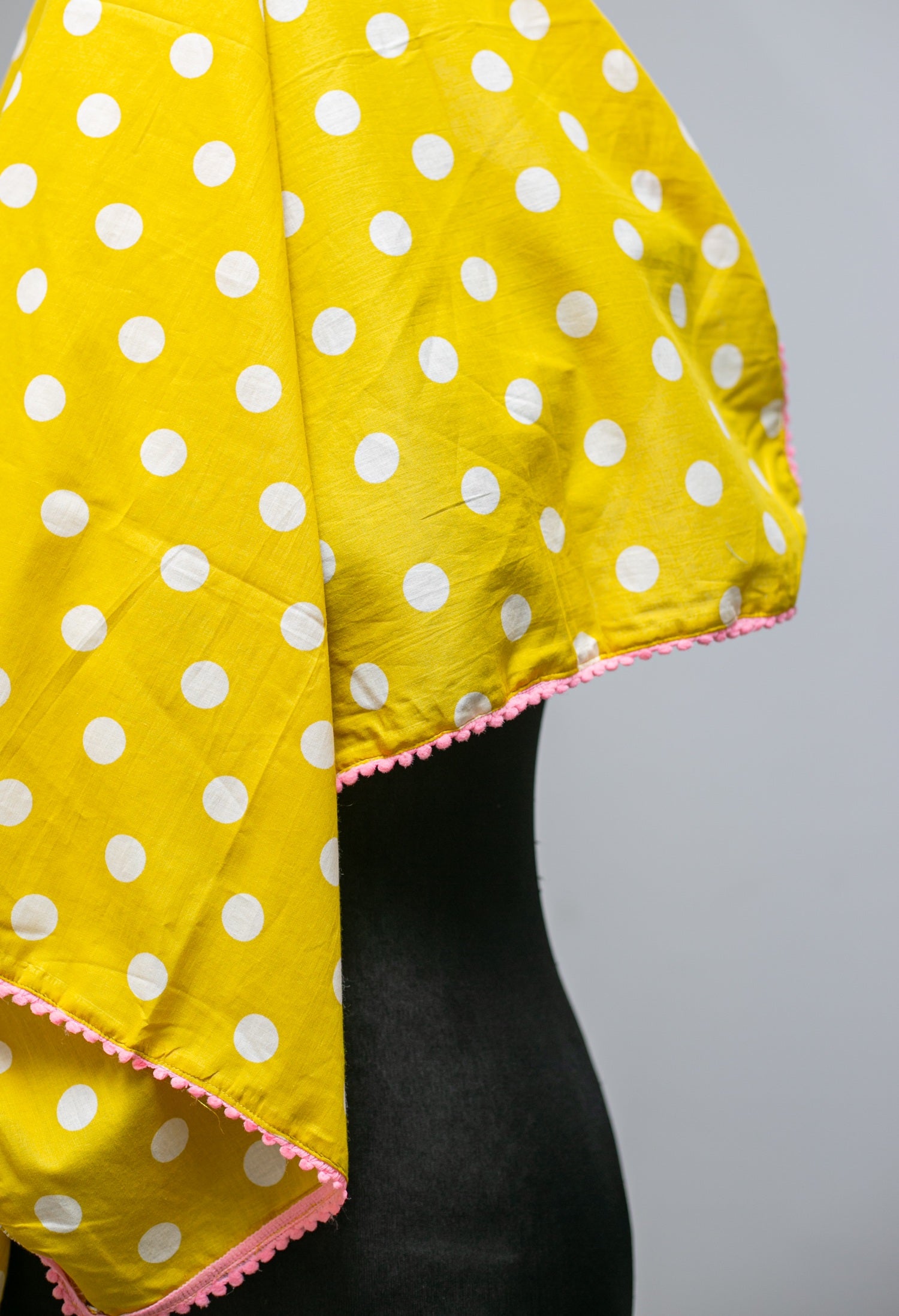 Yellow Polka Feeding Apron