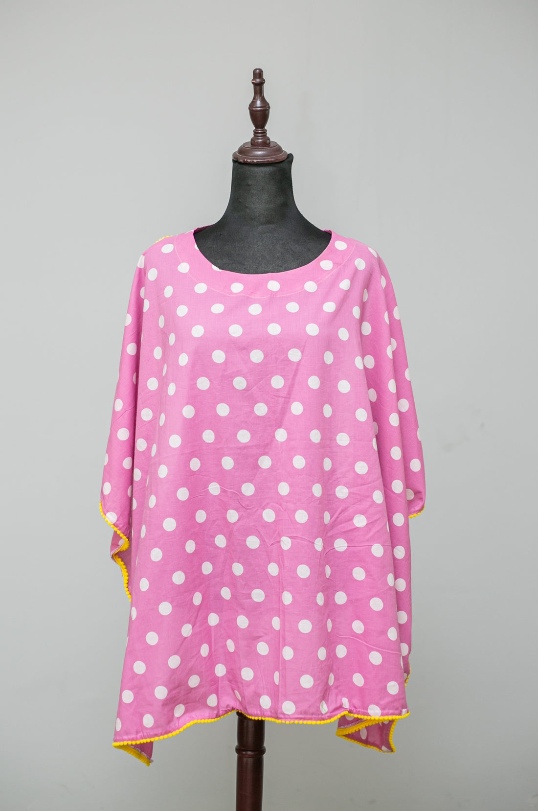 Pink Polka Feeding Apron