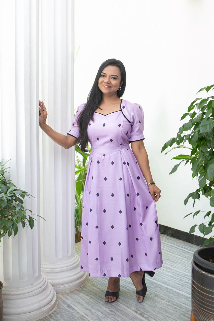 Queen of Spade Maternity Feeding Dress