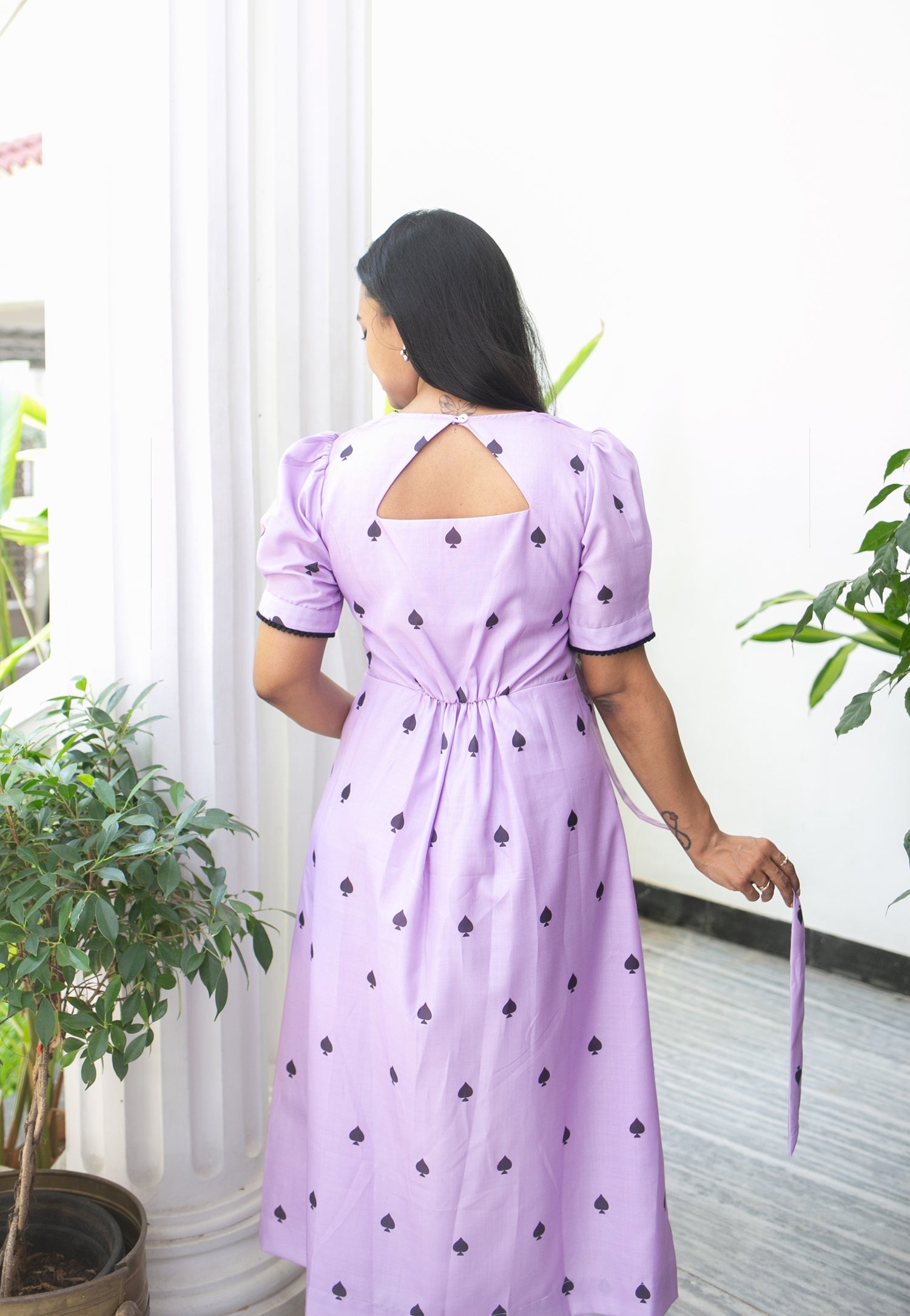 Queen of Spade Maternity Feeding Dress