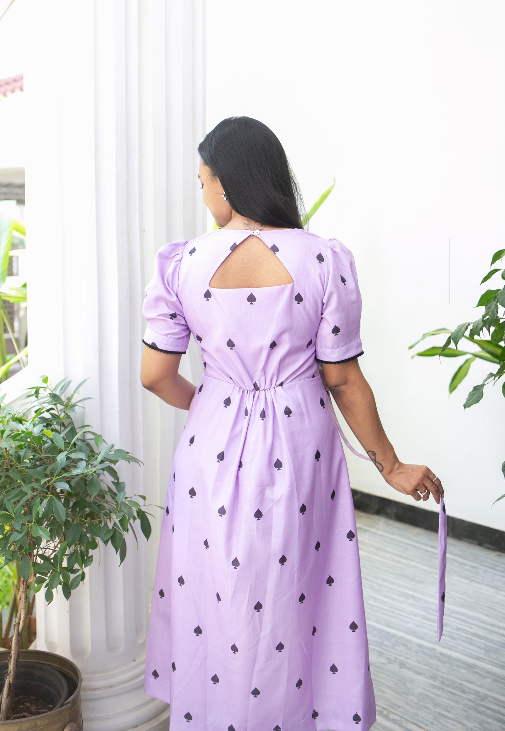 Queen of Spade Maternity Feeding Dress