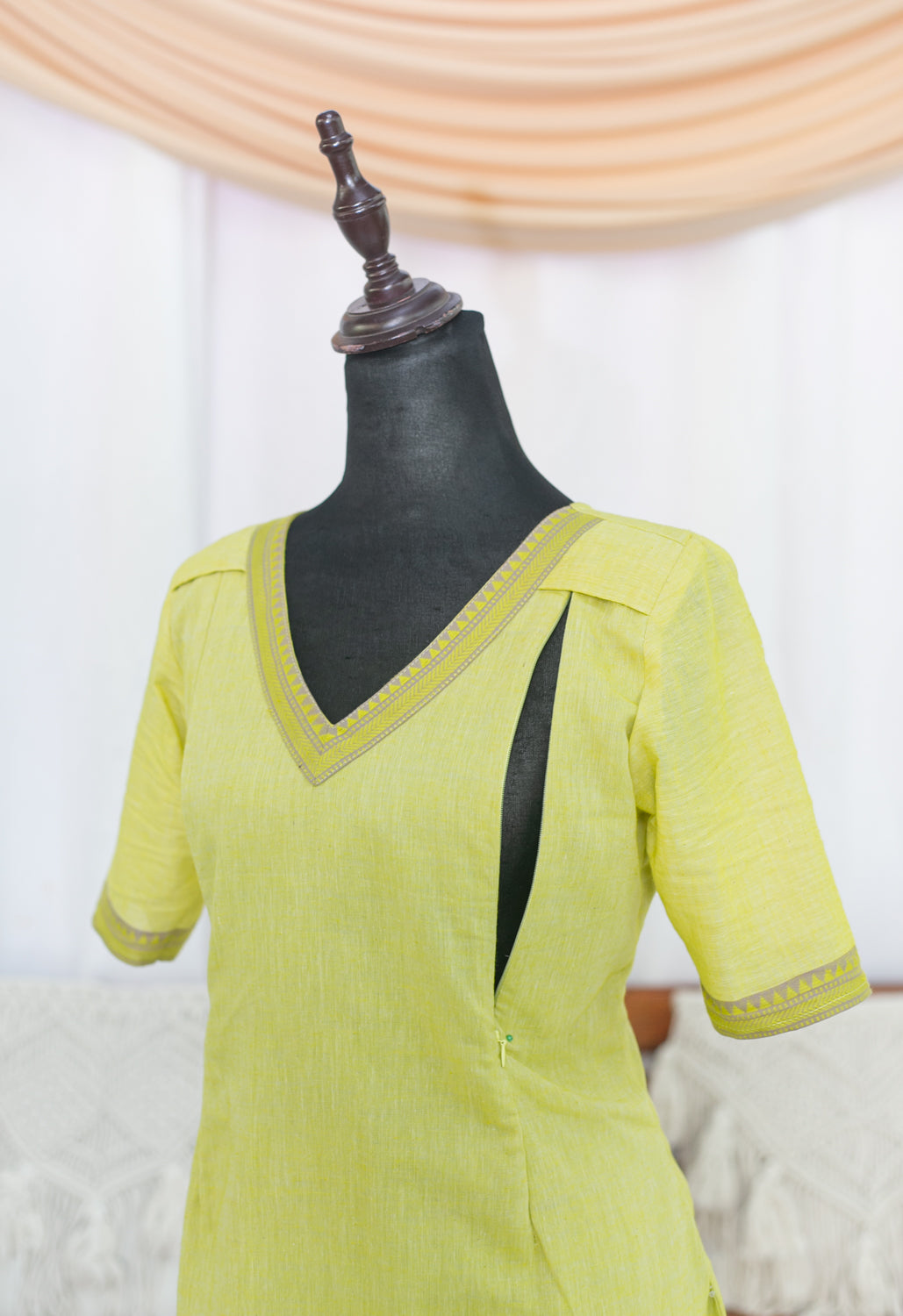 Lemon Ice Maternity Feeding Salwar
