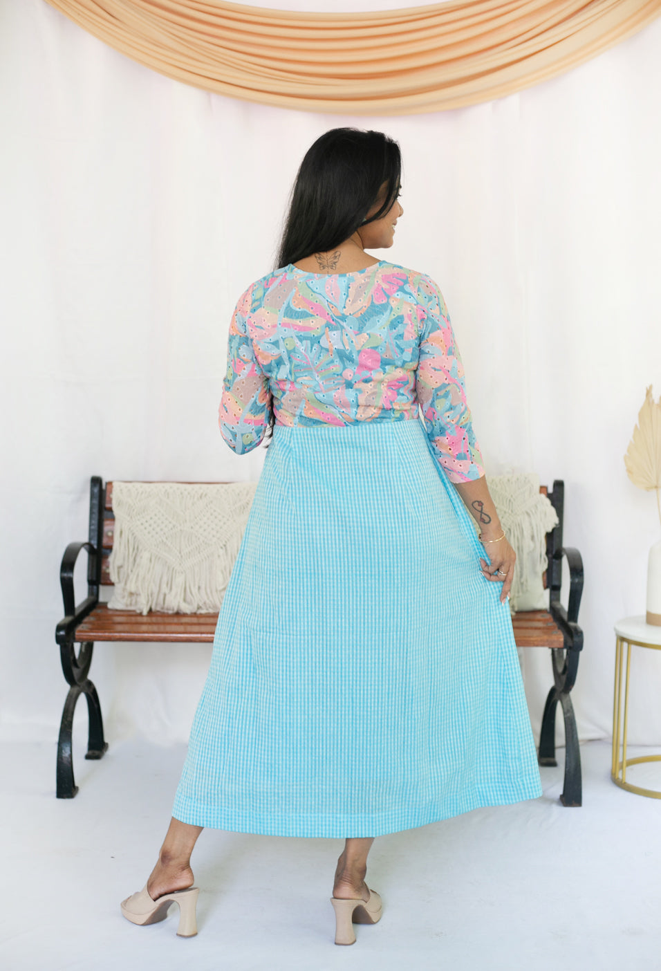Sea Bloom Maternity Feeding Dress