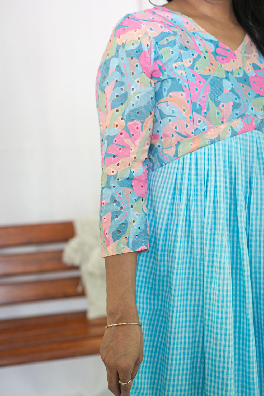 Sea Bloom Maternity Feeding Dress