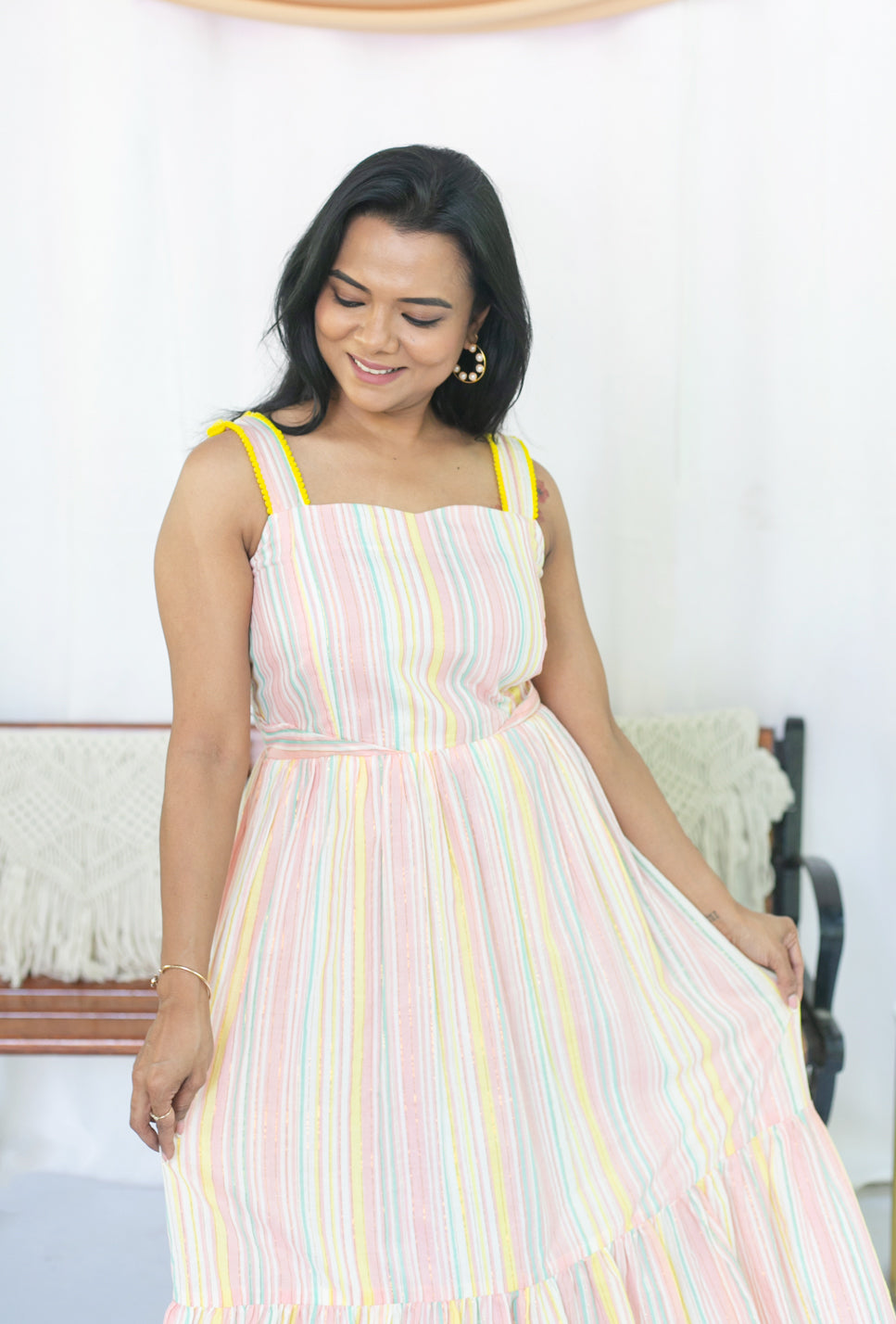 Sprinkles Strappy Sleeveless Maternity Feeding Dress