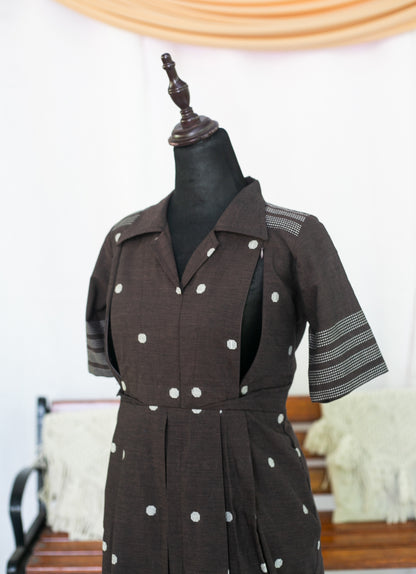 Dark Chocolate Maternity Feeding Dress