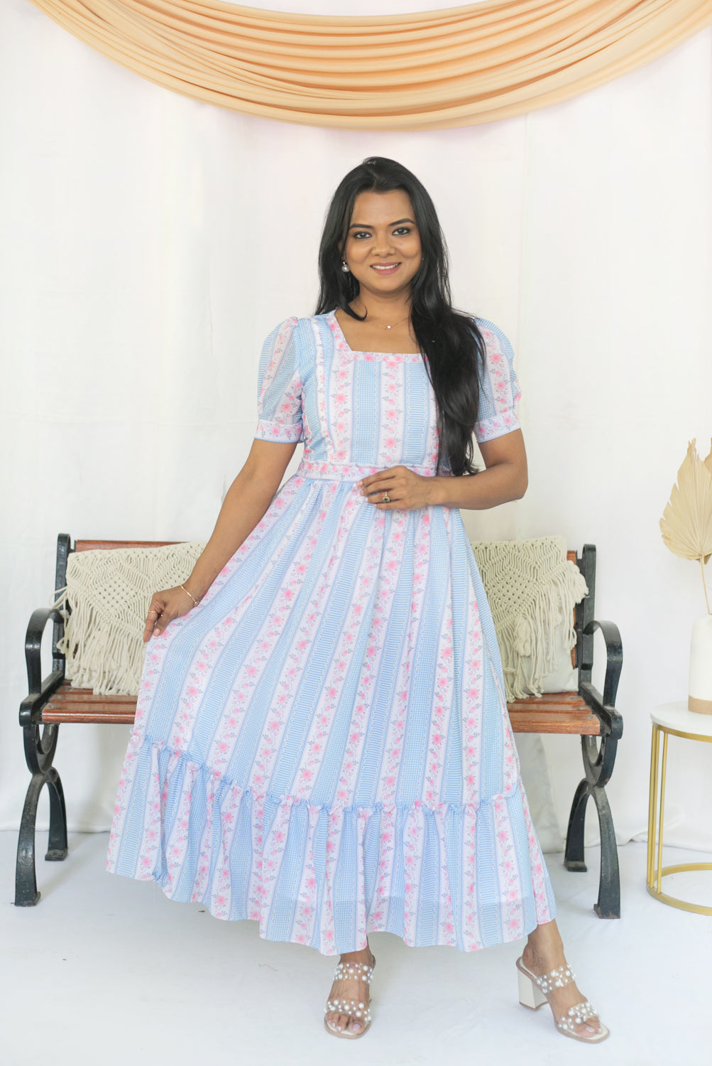 British Rose Maternity Feeding Dress