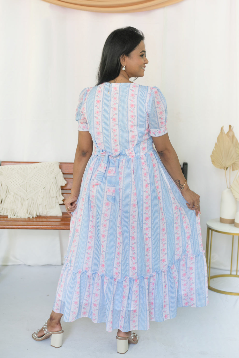 British Rose Maternity Feeding Dress