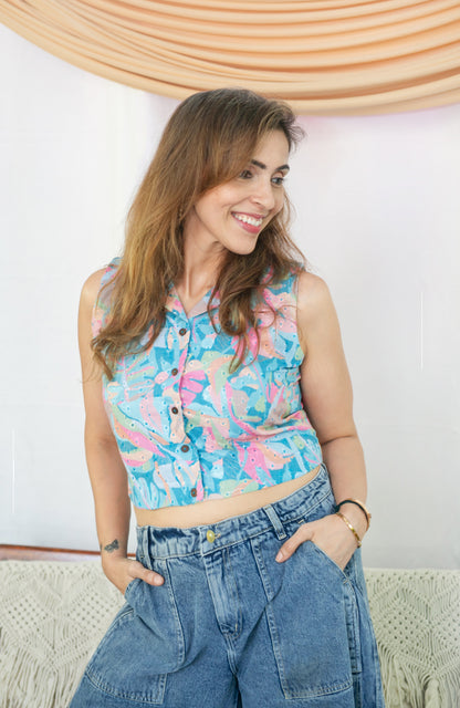 Sea Bloom Top