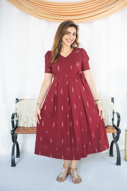 Garnet Maternity Feeding Dress