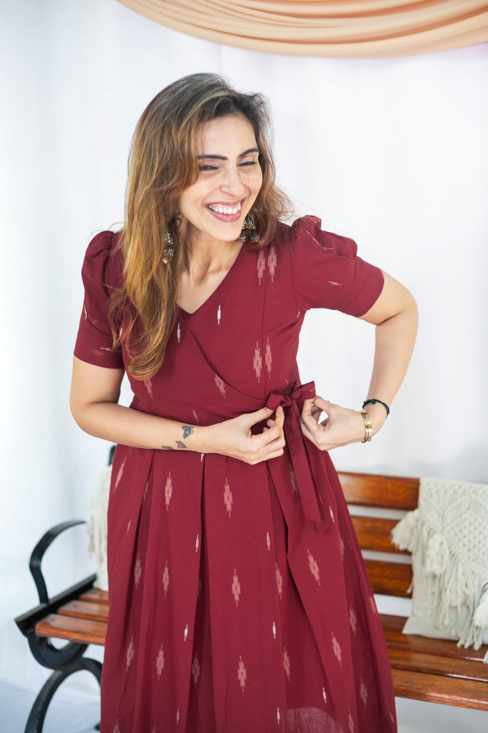 Garnet Maternity Feeding Dress