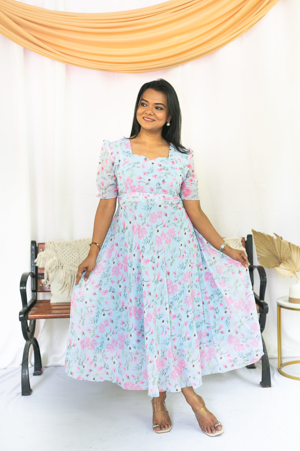 Sky is the Limit Maternity Feeding Dress